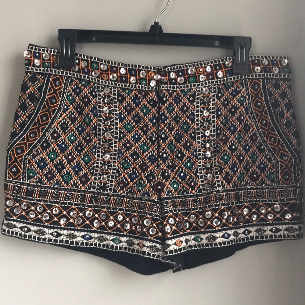 Zara Sequin Shorts